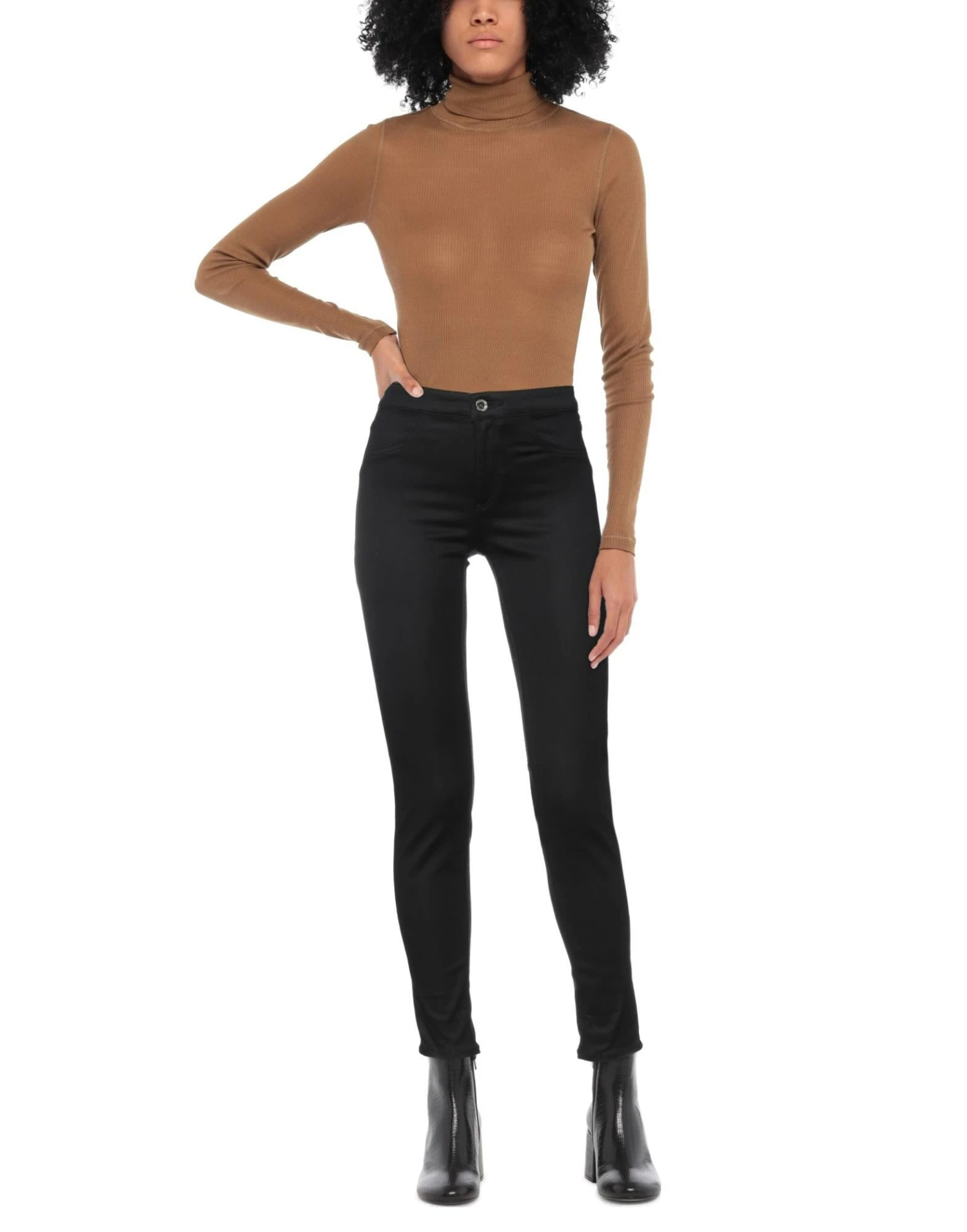 ARMANI EXCHANGE Denim Pants For Women Black - Image 2