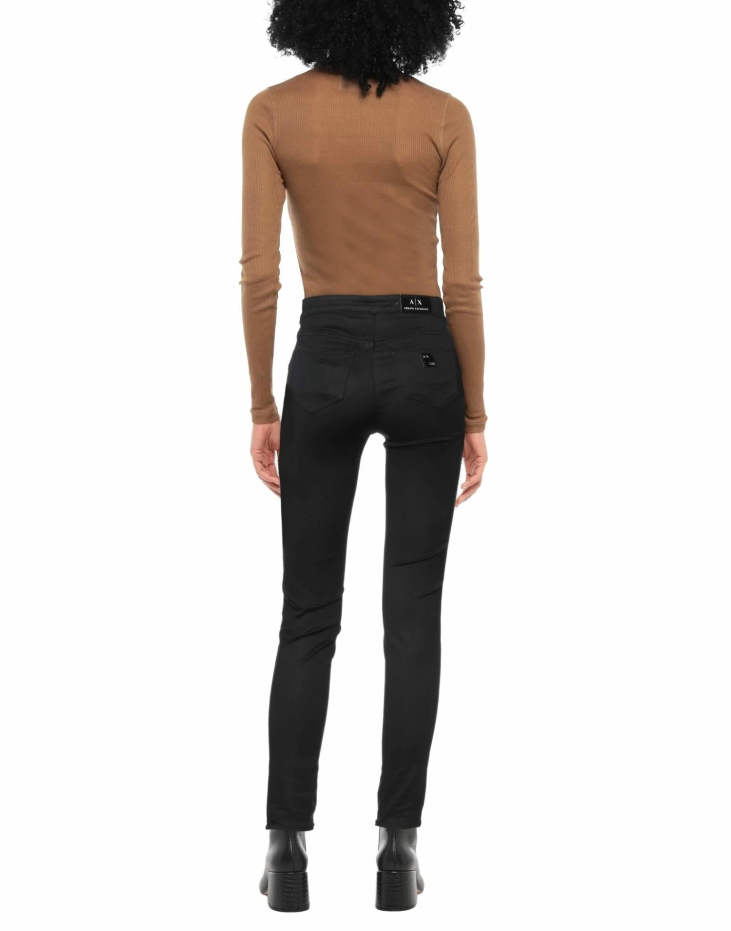 ARMANI EXCHANGE Denim Pants For Women Black - Image 3