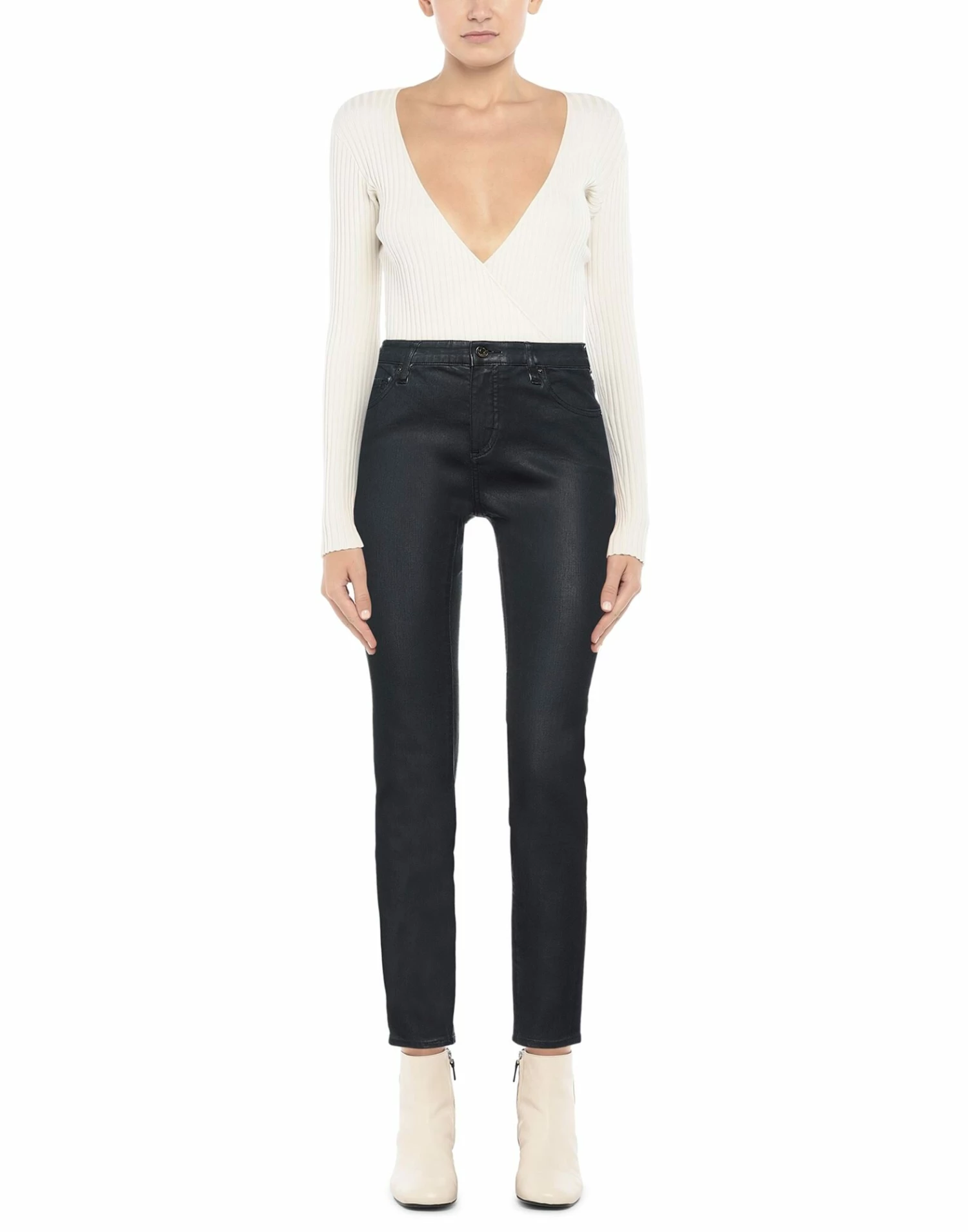 ARMANI EXCHANGE Denim Pants For Women Dark Blue - Image 2