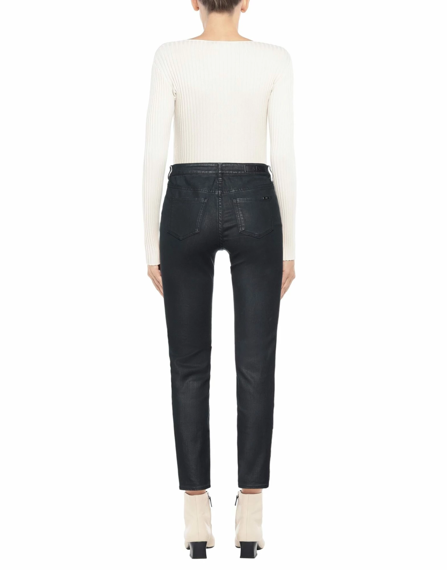 ARMANI EXCHANGE Denim Pants For Women Dark Blue - Image 3