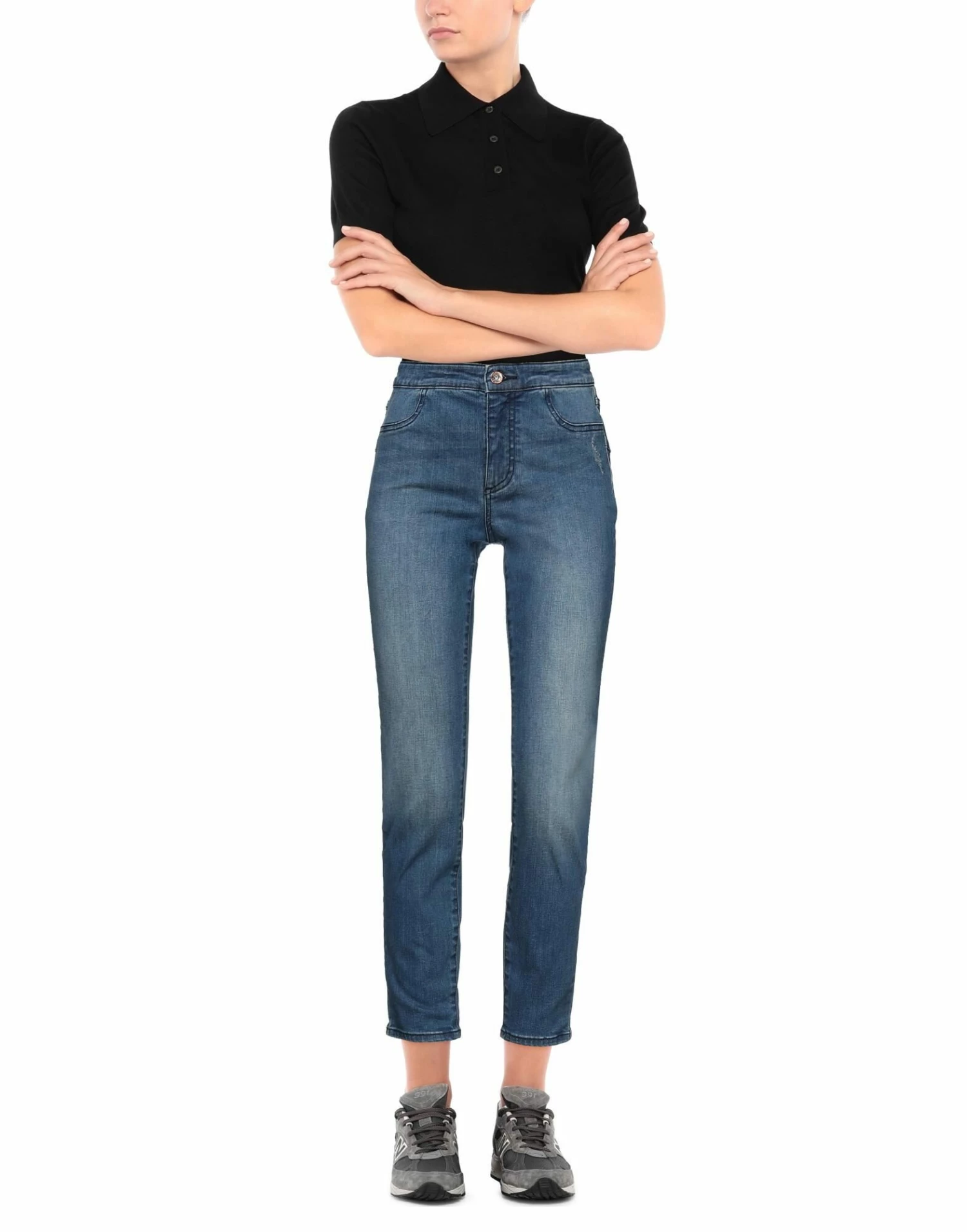 ARMANI EXCHANGE Denim Pants For Women Blue - Image 2
