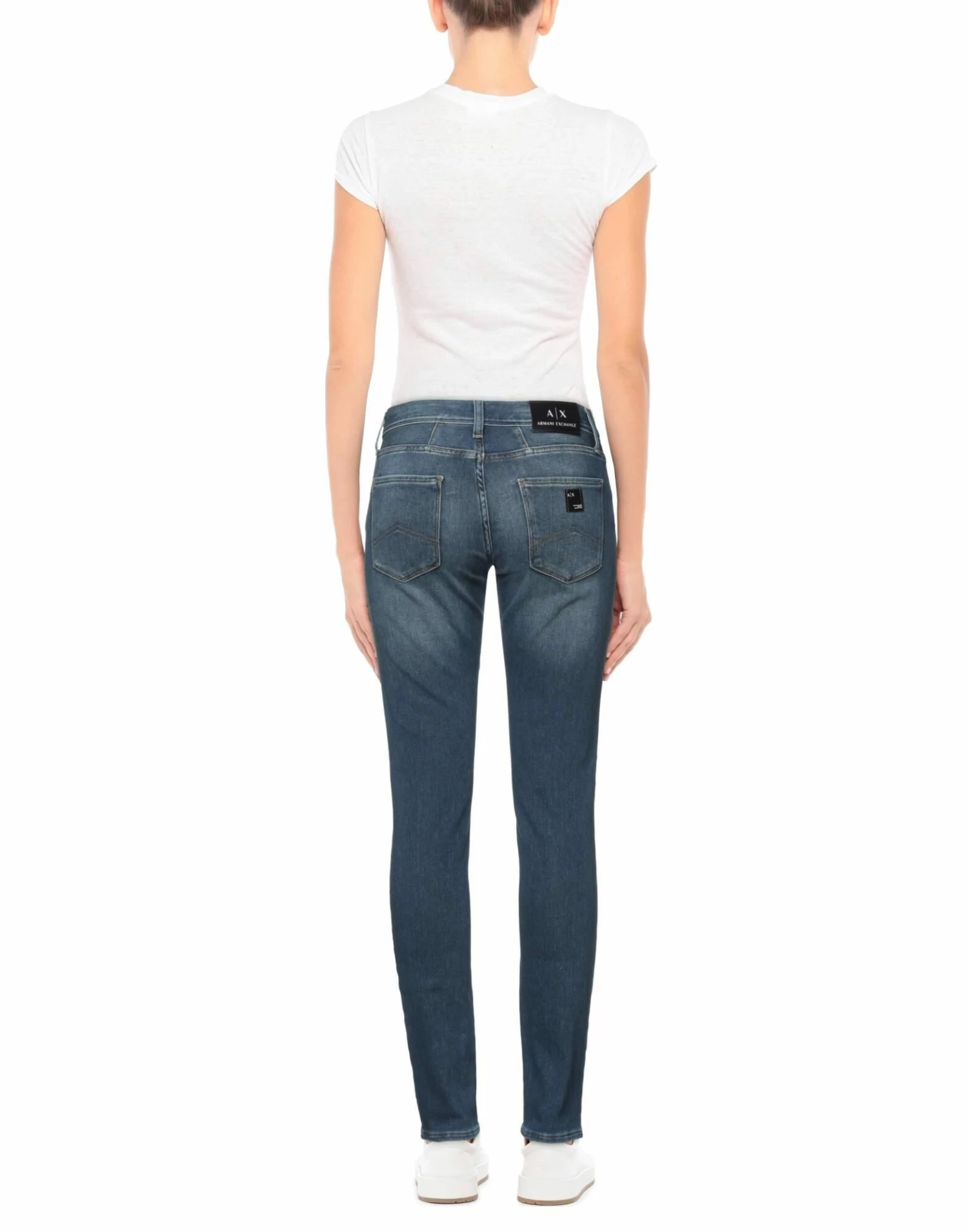 ARMANI EXCHANGE Denim Pants For Women Blue - Image 3