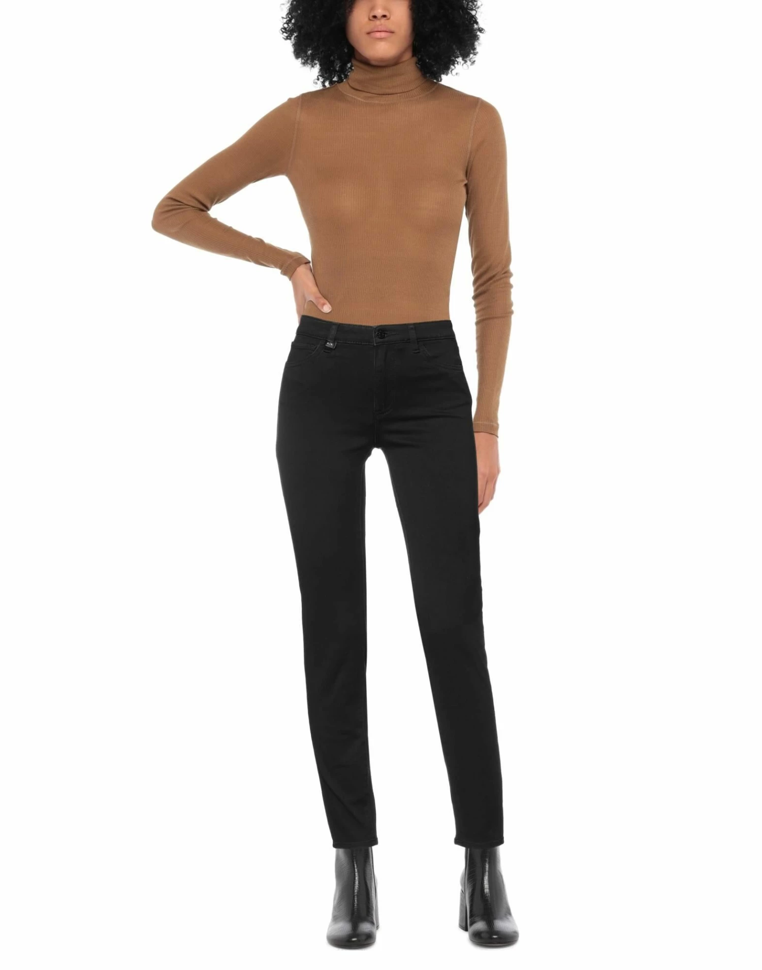 ARMANI EXCHANGE Denim Pants For Women Black - Image 2