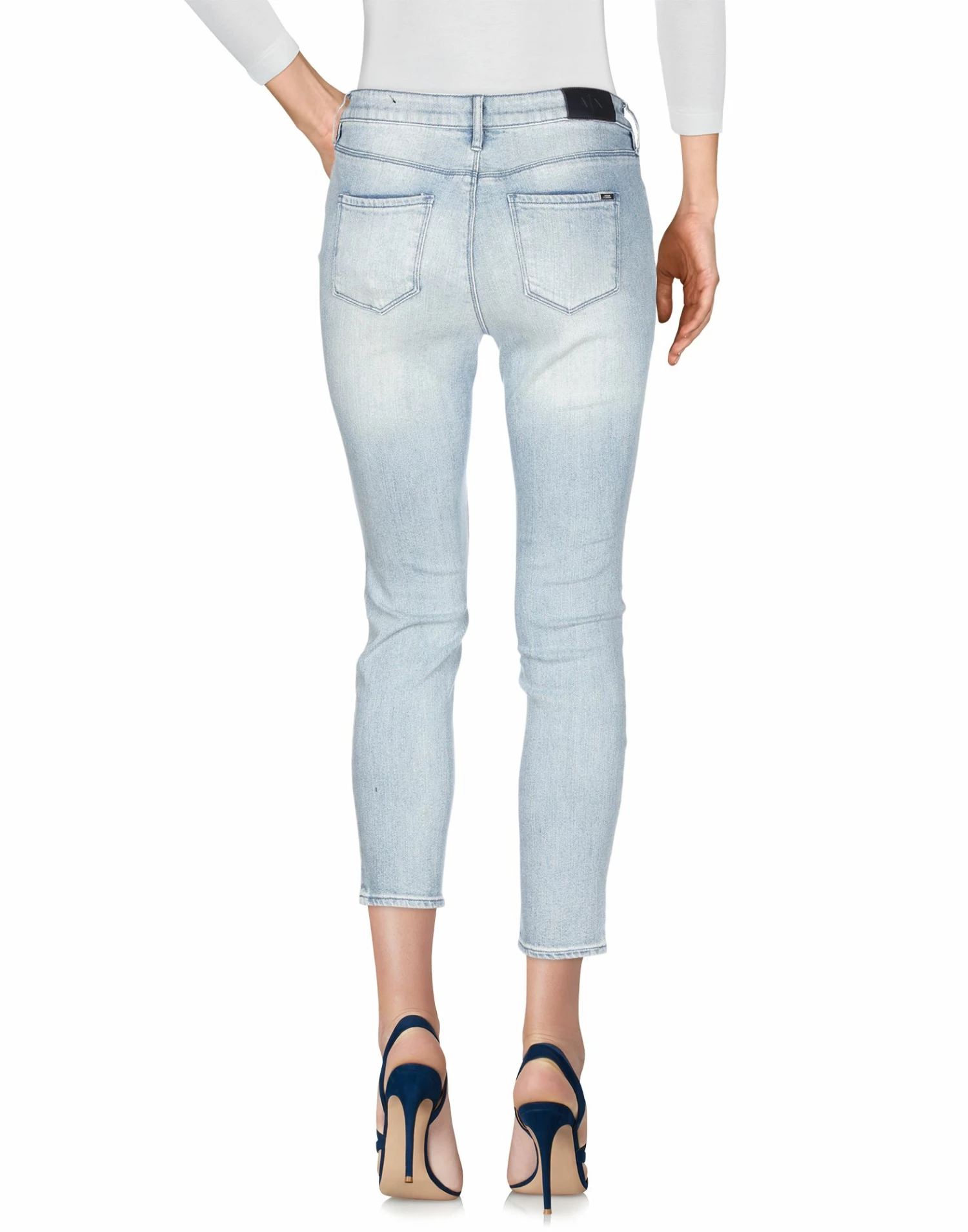 ARMANI EXCHANGE Denim Pants For Women Blue - Image 3