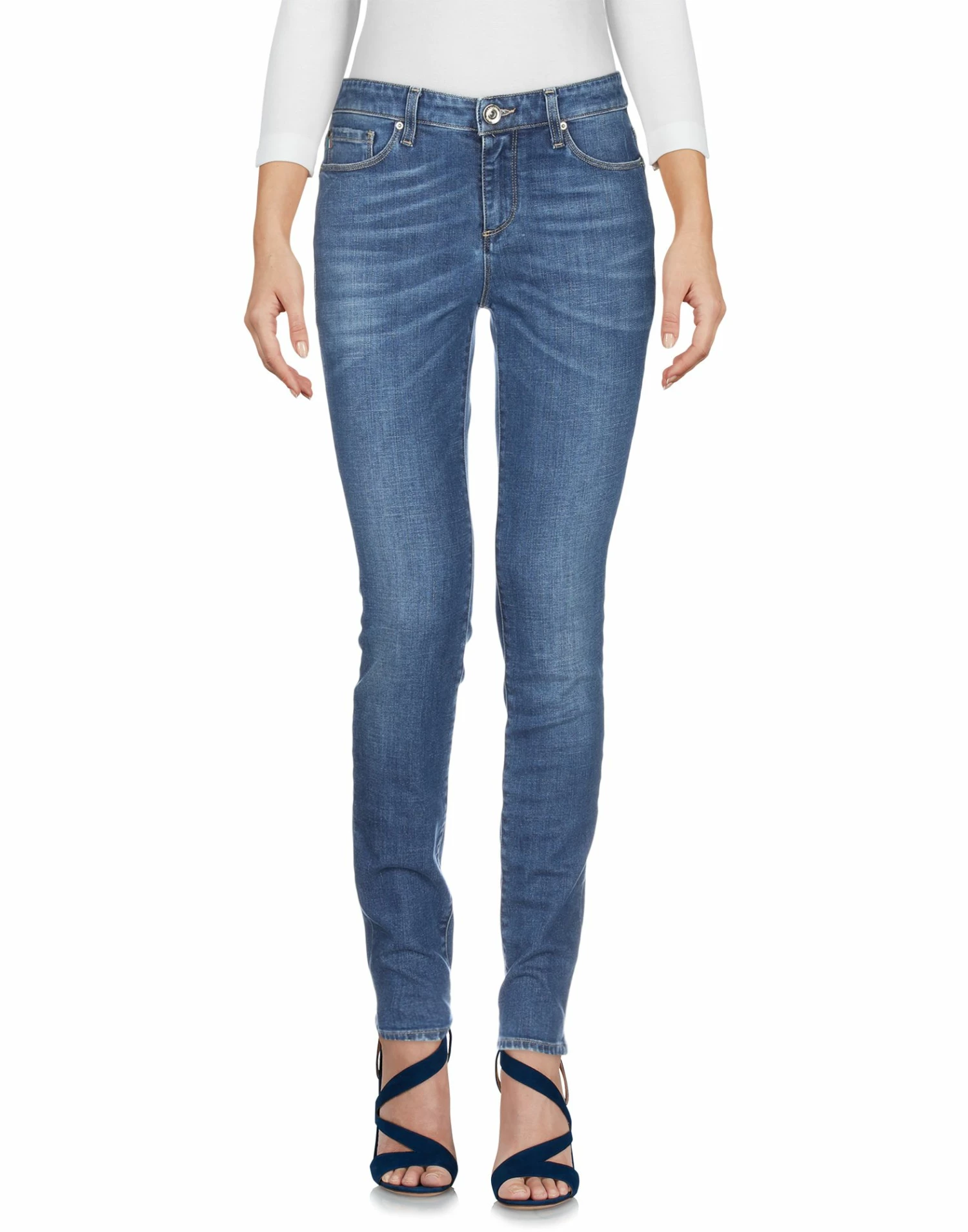 ARMANI EXCHANGE Denim Pants For Women Blue - Image 2