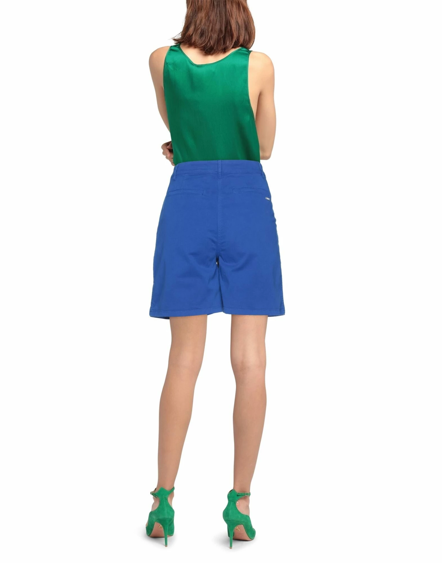 ARMANI EXCHANGE Shorts & Bermuda For Women Bright Blue - Image 3