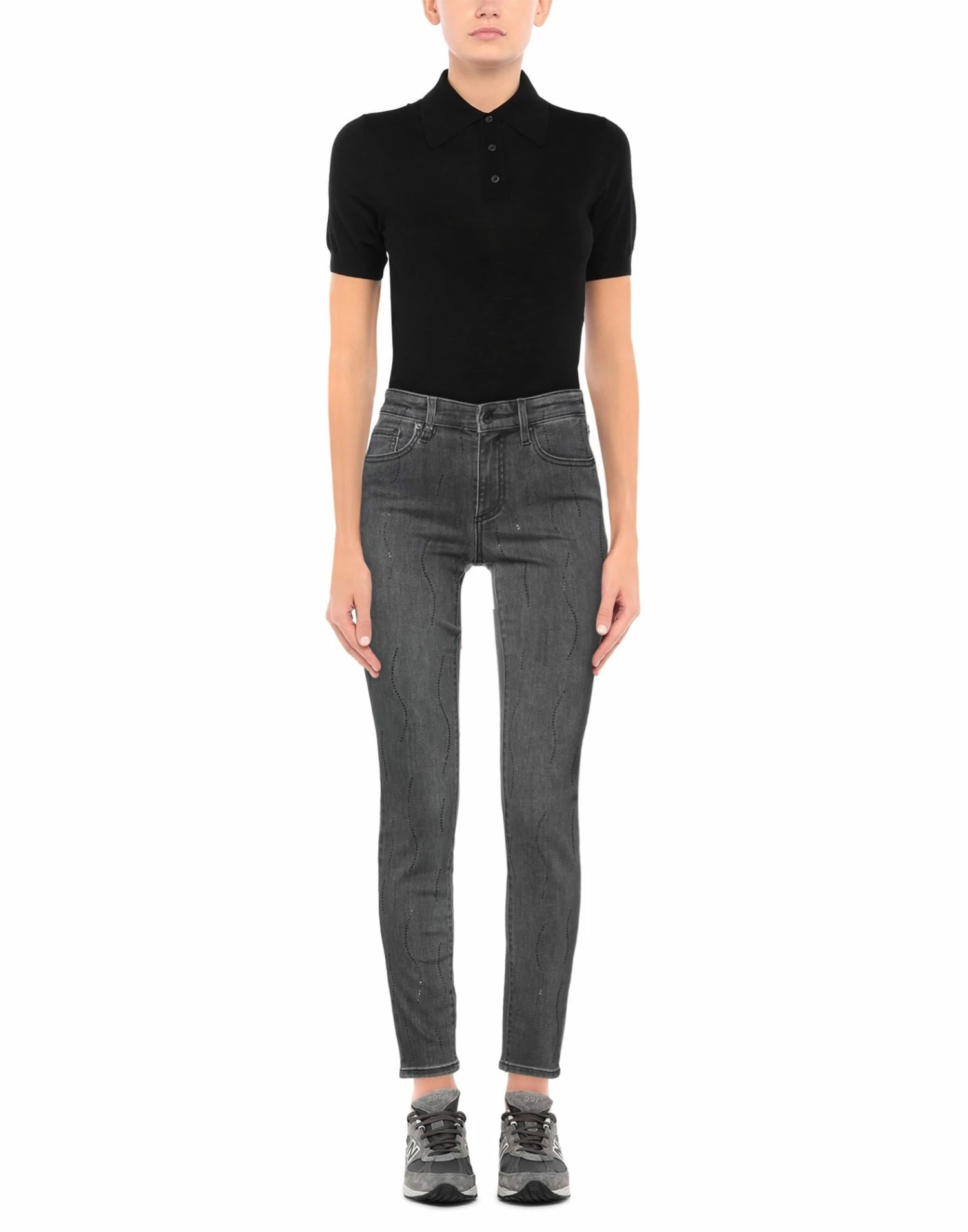 ARMANI EXCHANGE Denim Pants For Women Grey - Image 2
