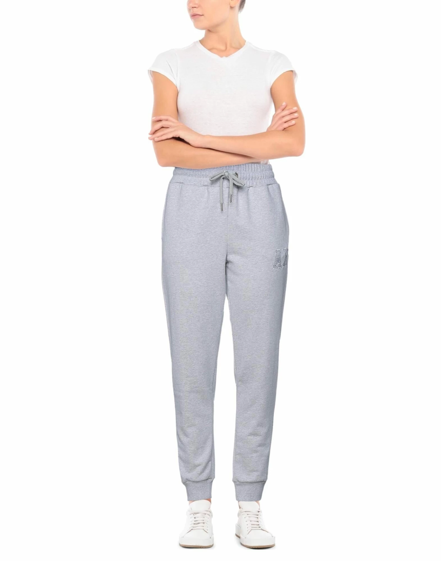 ARMANI EXCHANGE Casual Pants For Women Light Grey - Image 2