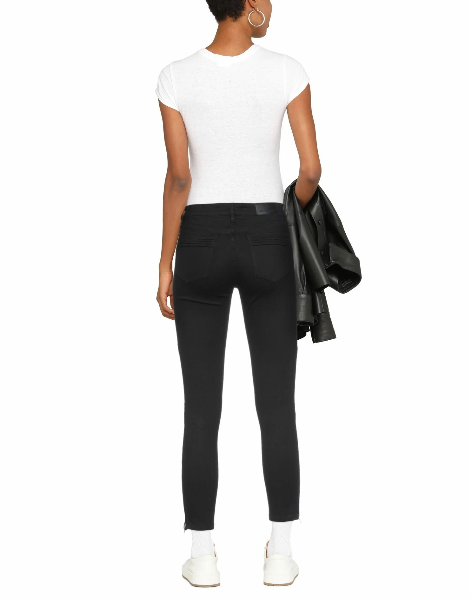 ARMANI EXCHANGE Denim Pants For Women Black - Image 3
