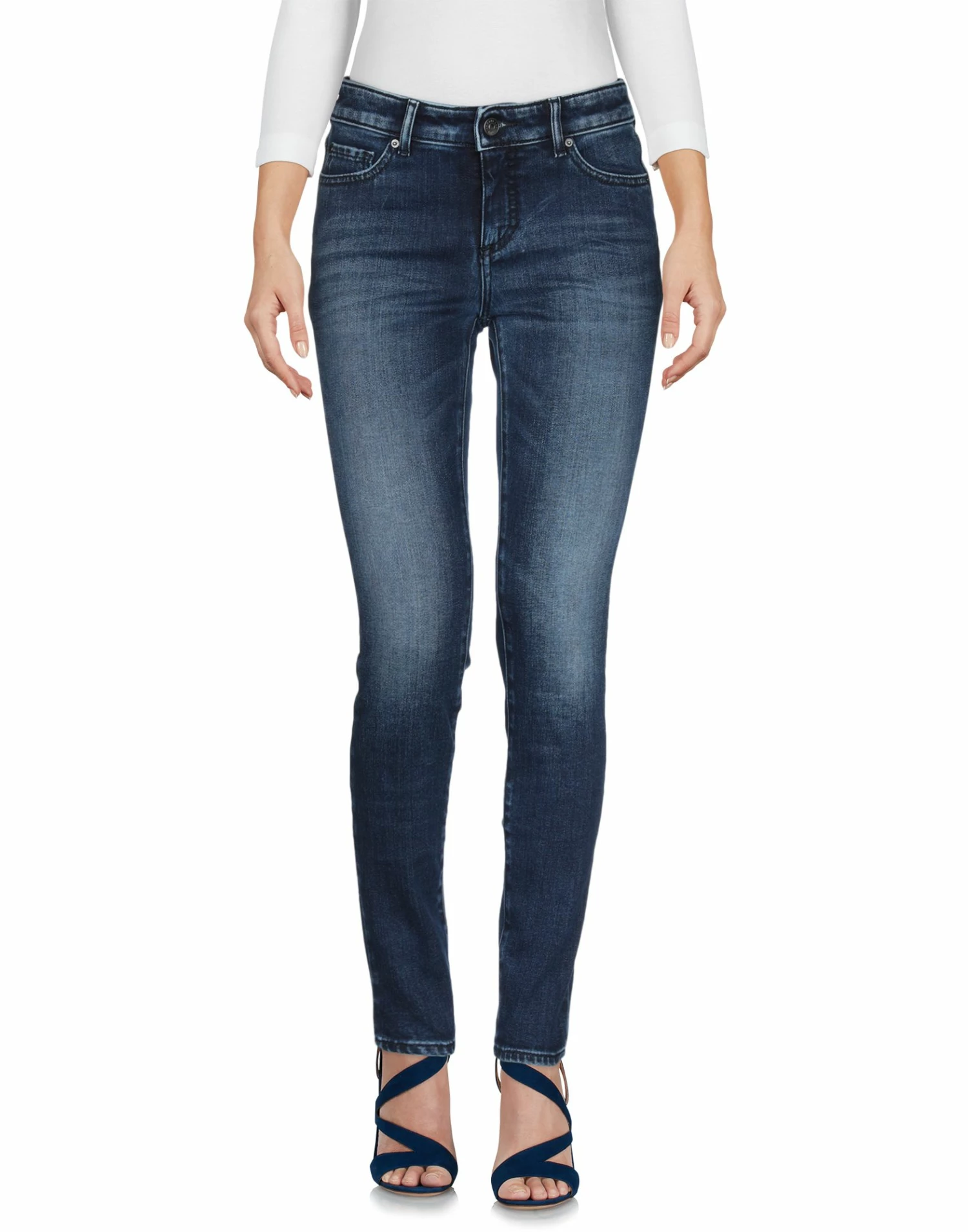 ARMANI EXCHANGE Denim Pants For Women Blue - Image 2