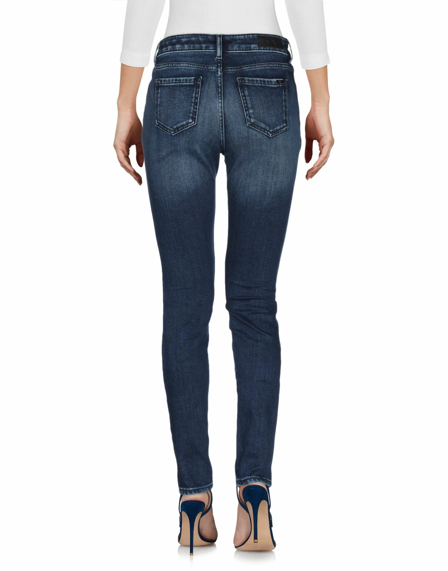 ARMANI EXCHANGE Denim Pants For Women Blue - Image 3