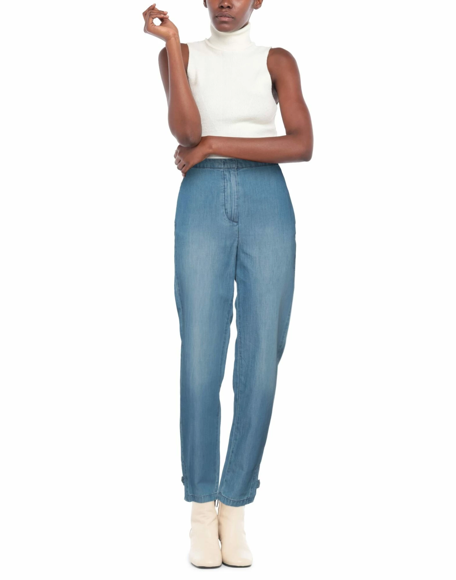 ARMANI EXCHANGE Denim Pants For Women Blue - Image 2