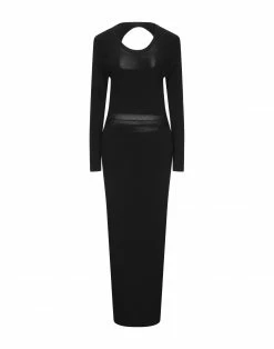 ARMANI EXCHANGE Long Dress For Women Black