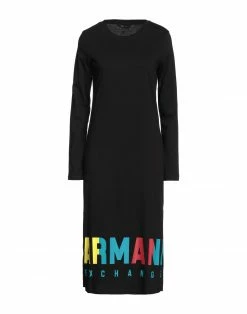 ARMANI EXCHANGE Midi Dress For Women Black