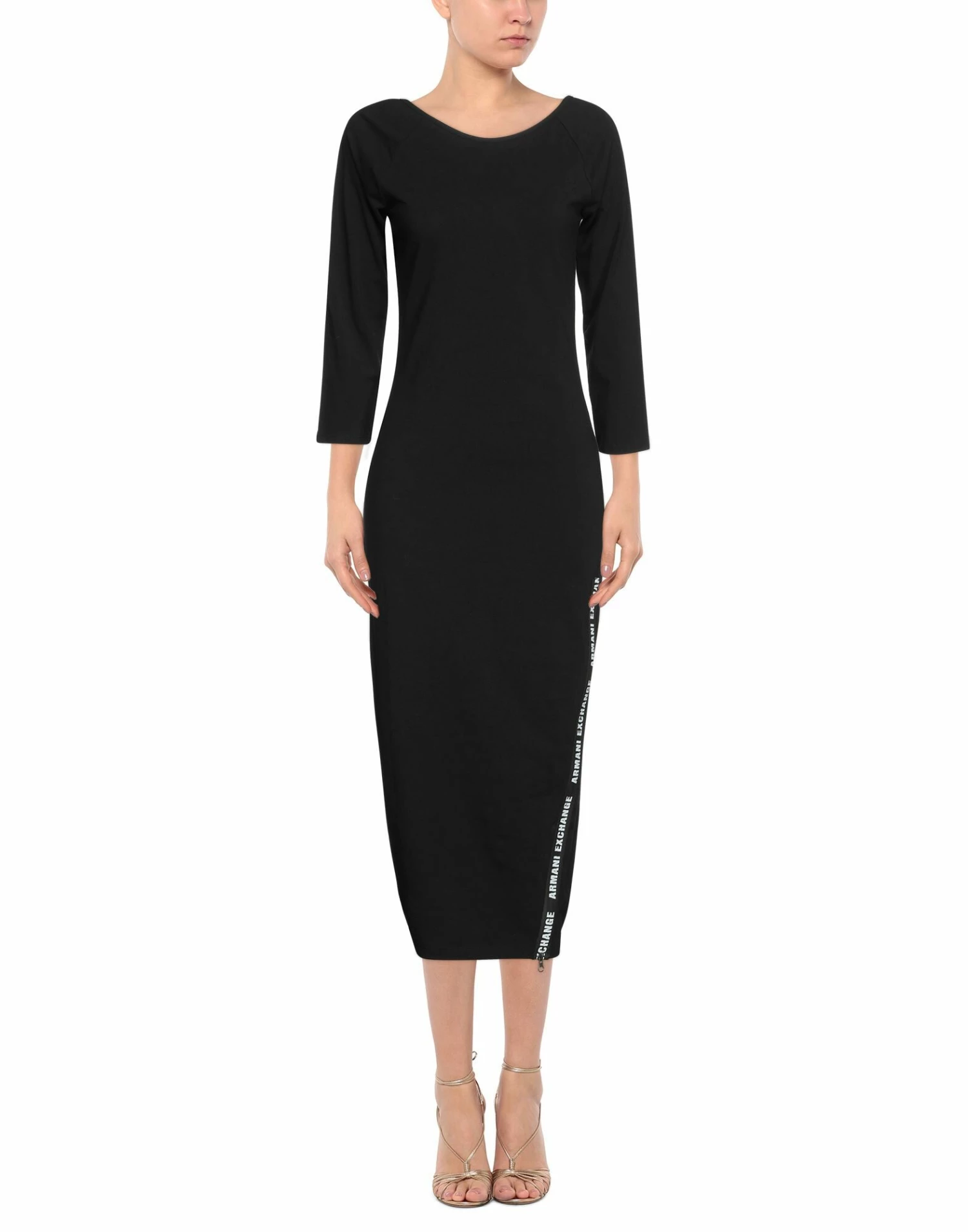 ARMANI EXCHANGE Midi Dress For Women Black - Image 2
