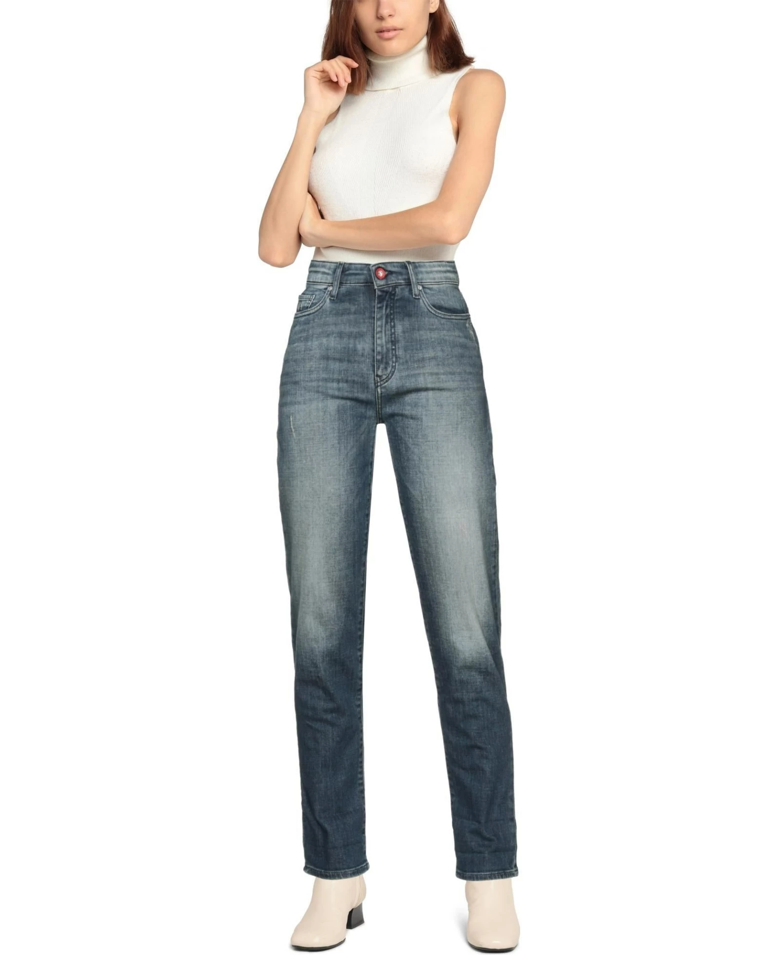 ARMANI EXCHANGE Denim Pants For Women Blue - Image 2