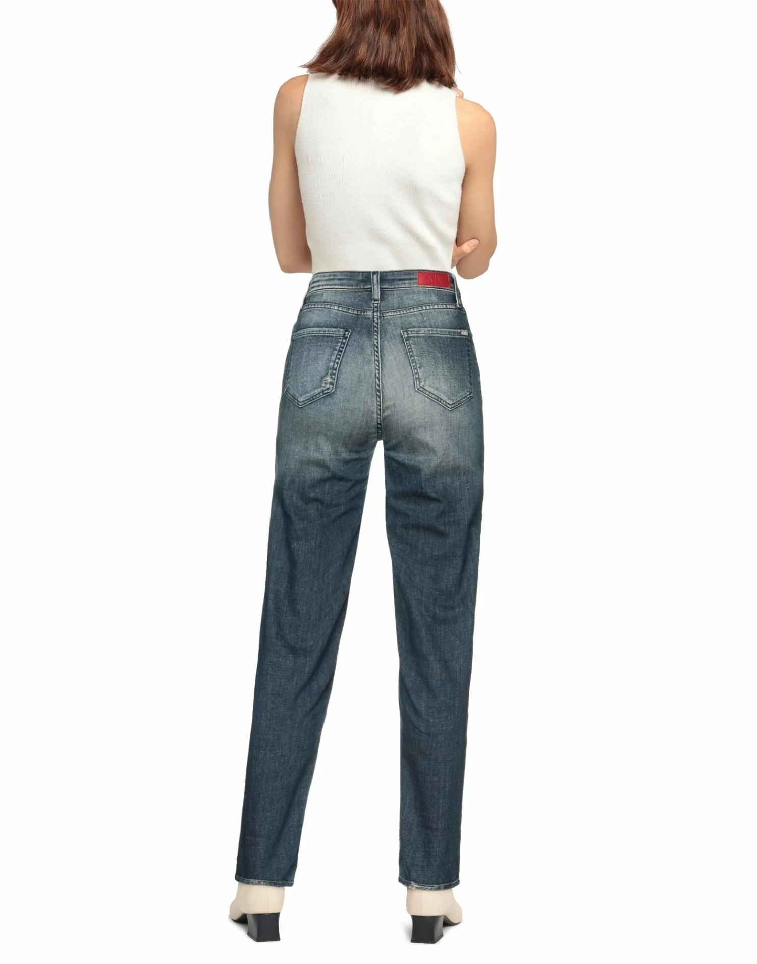 ARMANI EXCHANGE Denim Pants For Women Blue - Image 3