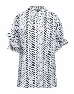 ARMANI EXCHANGE Patterned Shirts & Blouses For Women Black