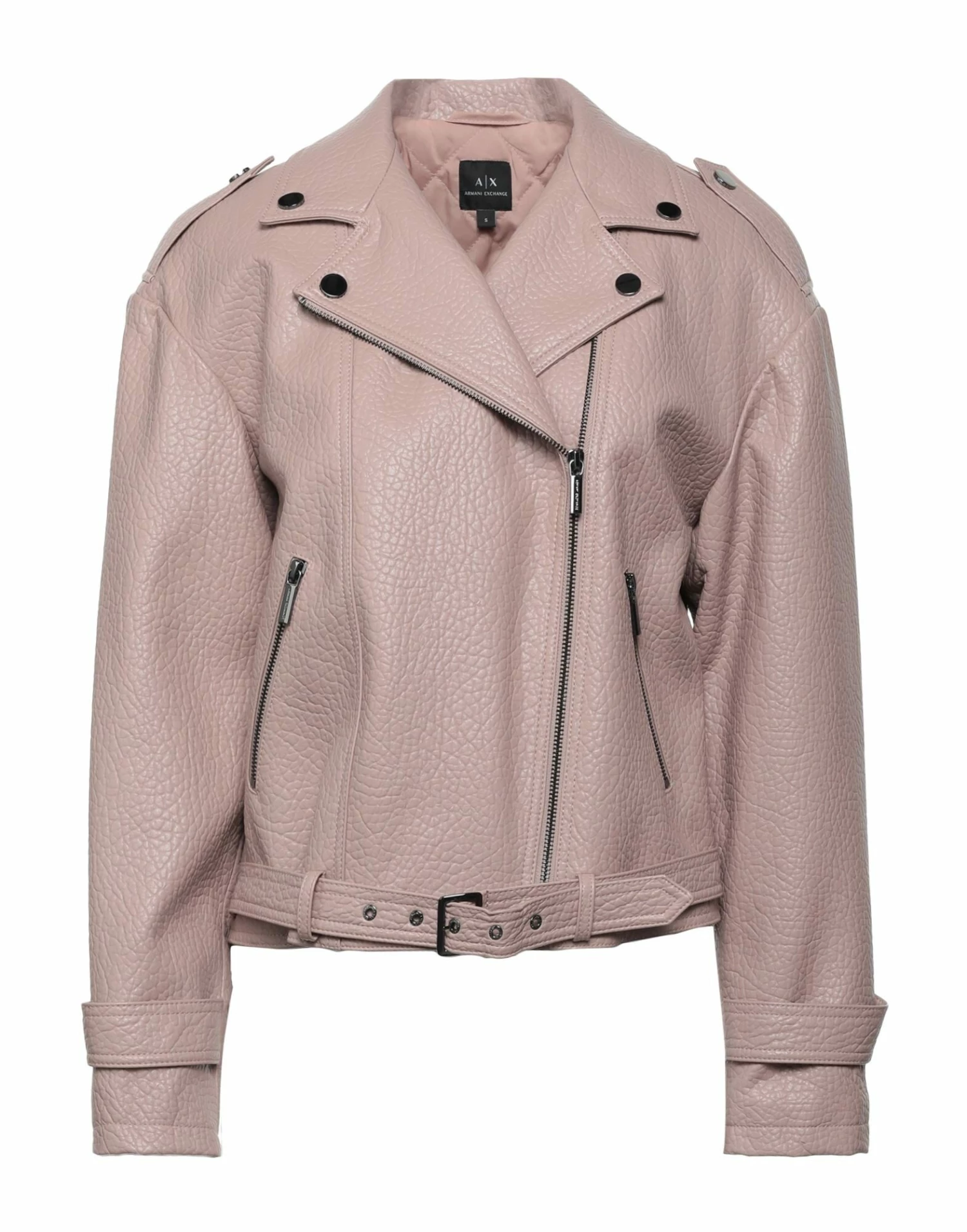 ARMANI EXCHANGE Biker Jacket For Women Black - Image 5