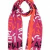 ARMANI EXCHANGE Scarves And Foulards For Women Fuchsia