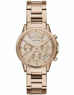 ARMANI EXCHANGE Wrist Watch For Women Copper