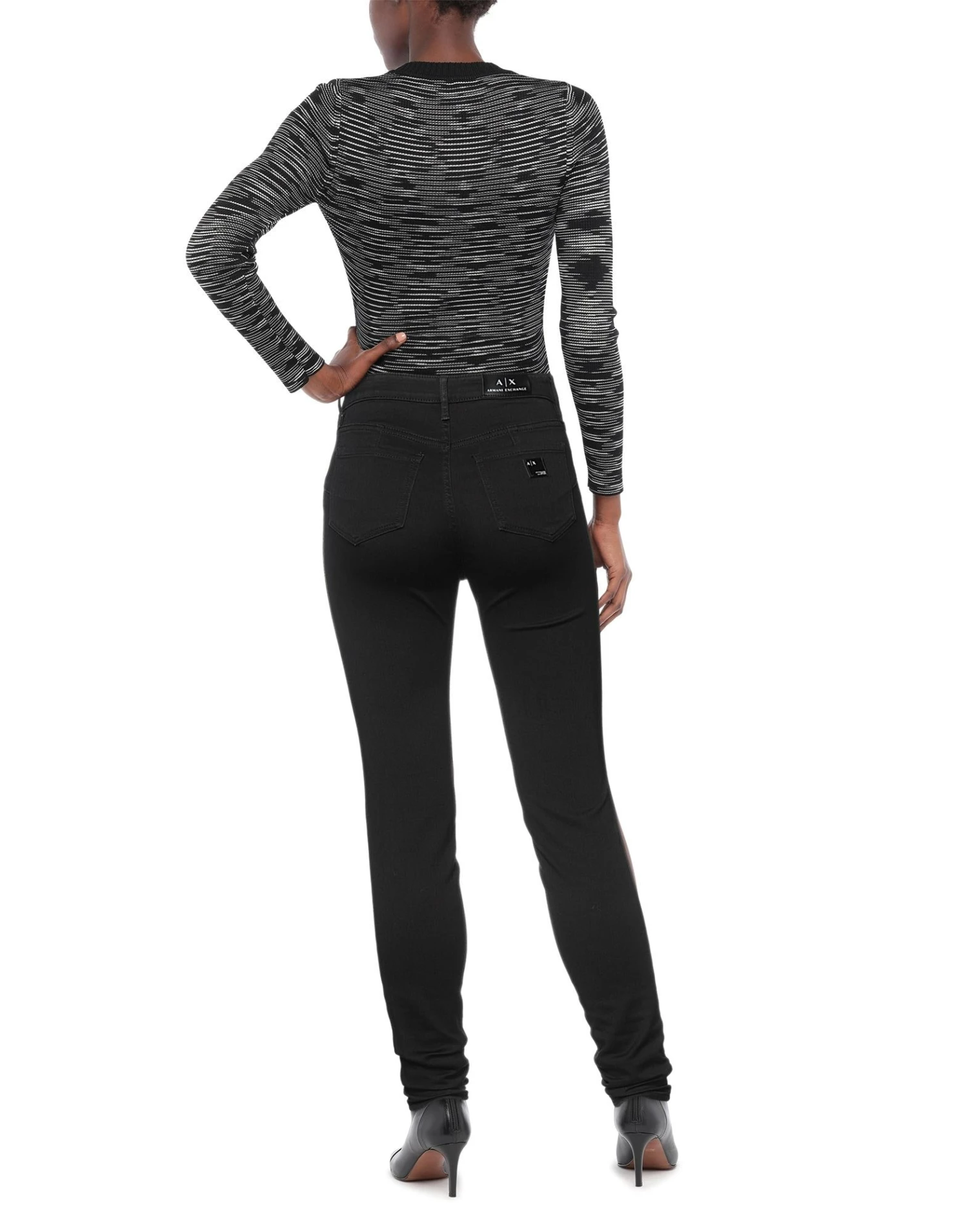 ARMANI EXCHANGE Casual Pants For Women Black - Image 3