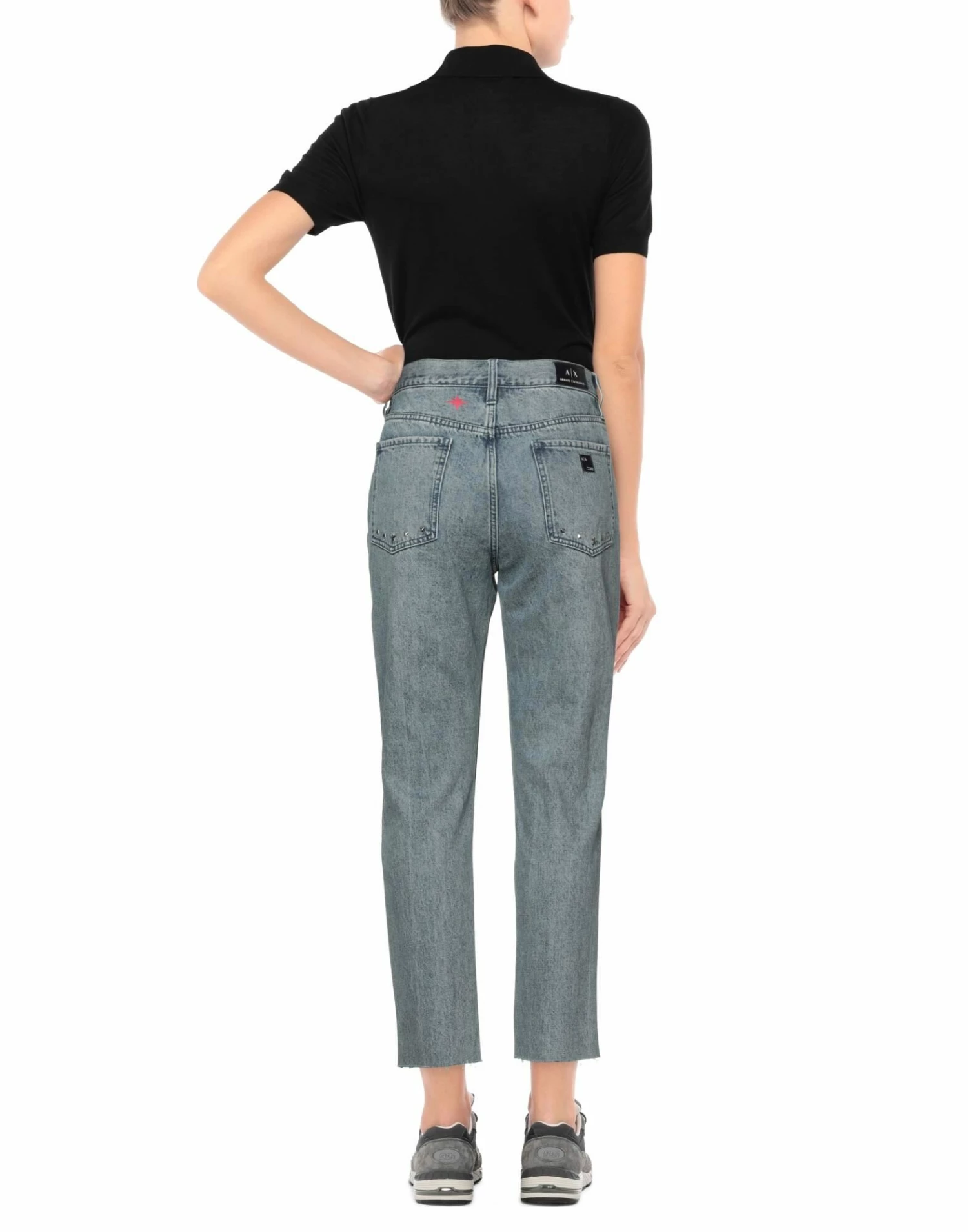 ARMANI EXCHANGE Denim Pants For Women Blue - Image 3
