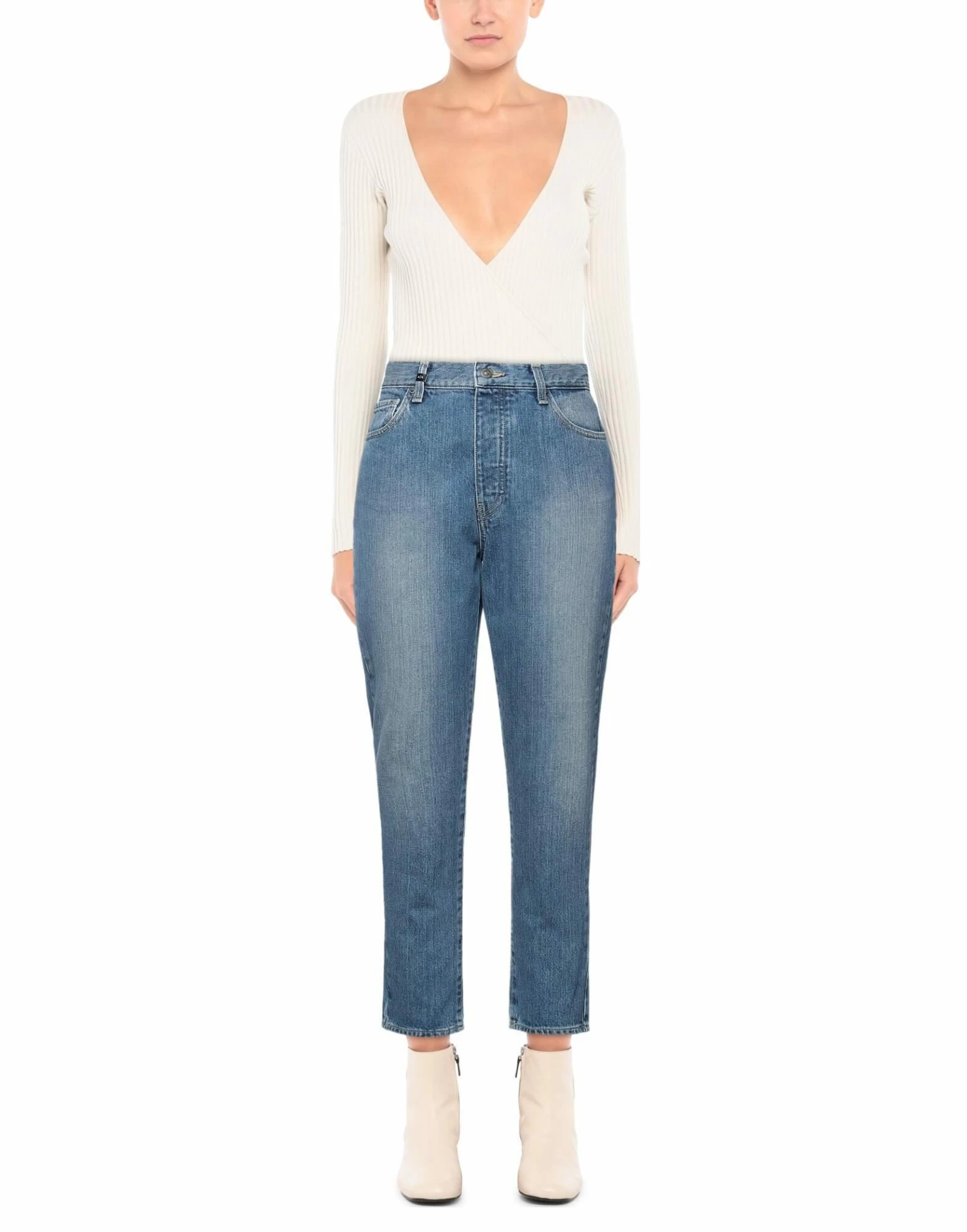 ARMANI EXCHANGE Denim Pants For Women Blue - Image 2