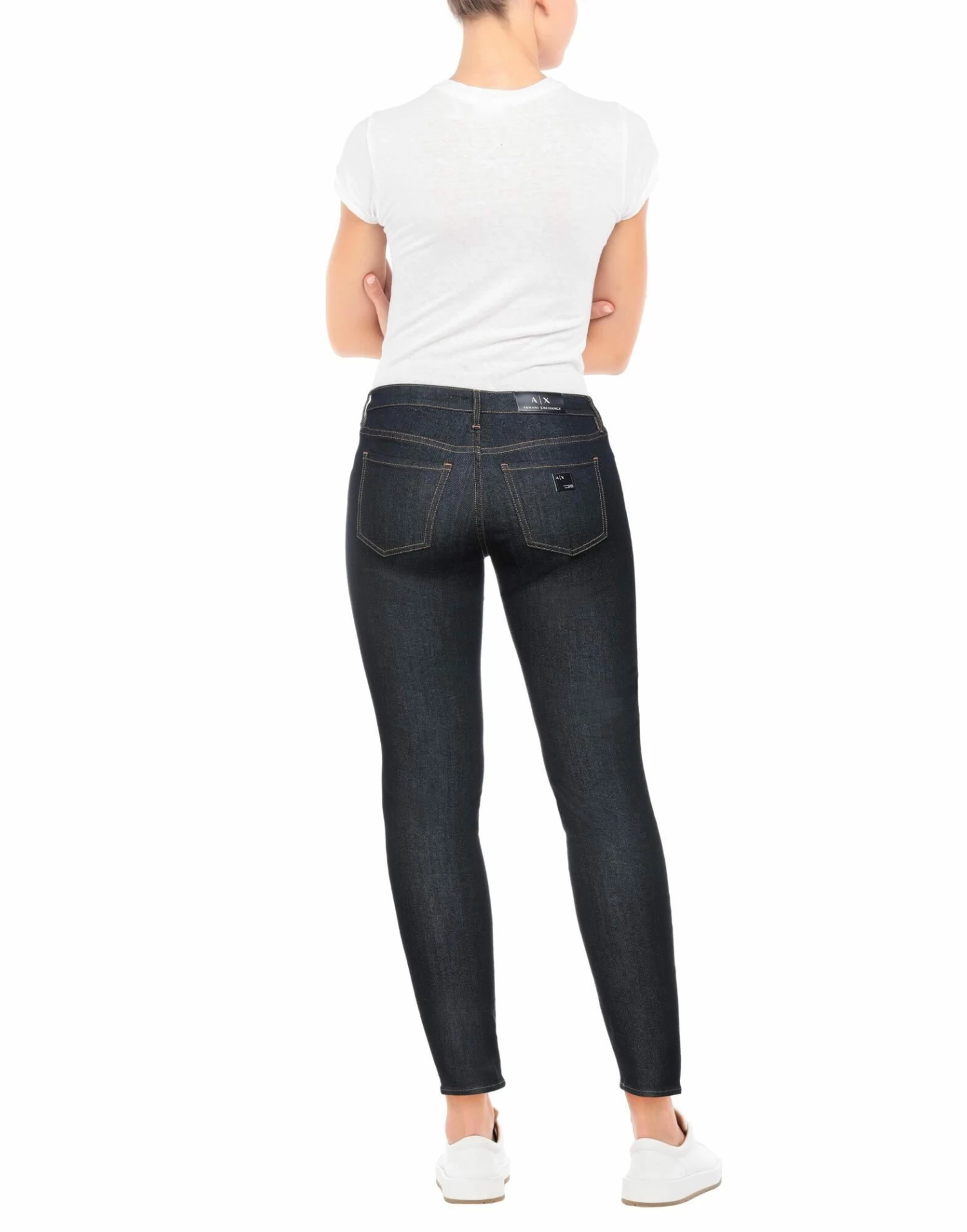 ARMANI EXCHANGE Denim Pants For Women Blue - Image 3
