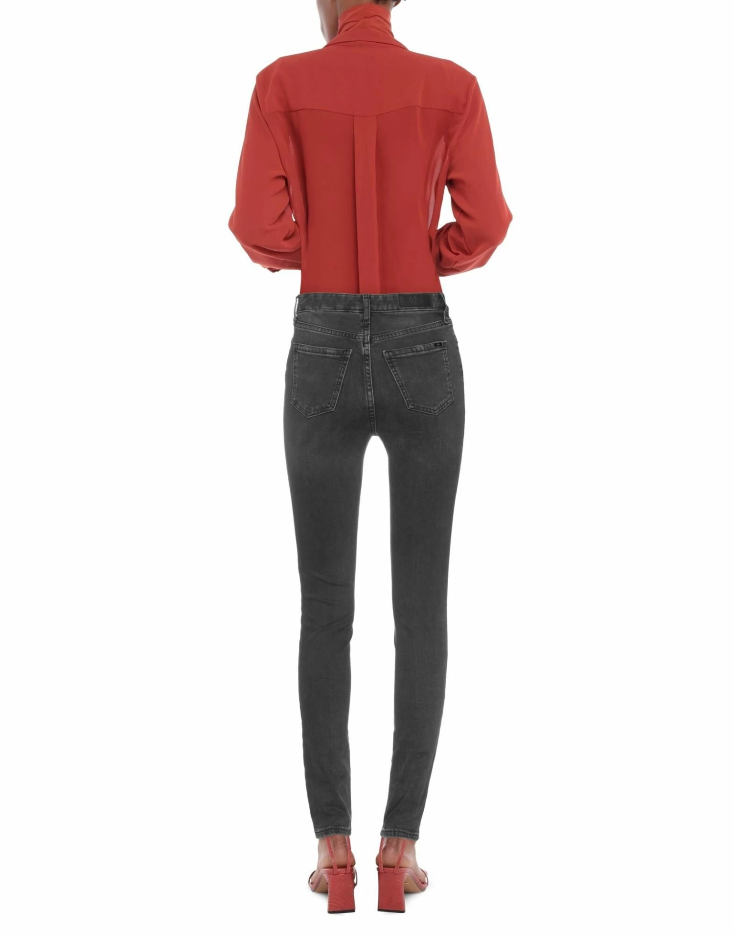 ARMANI EXCHANGE Denim Pants For Women Black - Image 3