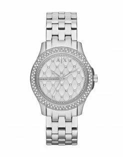 ARMANI EXCHANGE Wrist Watch For Women Silver