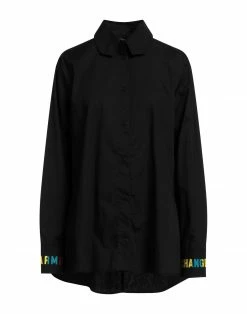 ARMANI EXCHANGE Solid Color Shirts & Blouses For Women Black