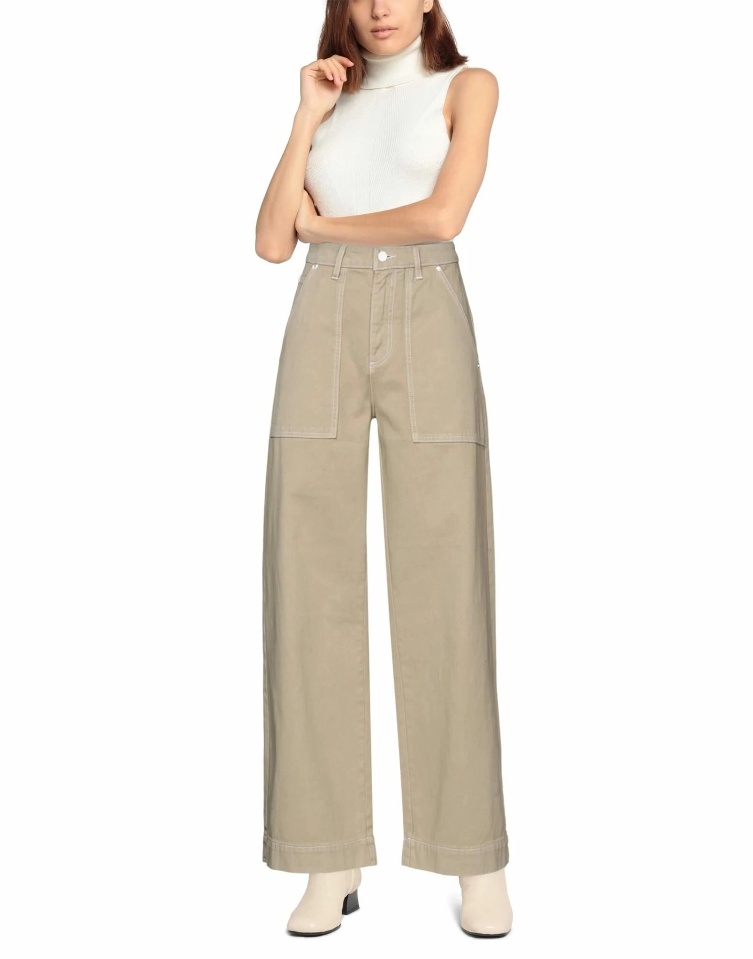 ARMANI EXCHANGE Casual Pants For Women Dark Blue - Image 2