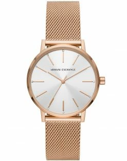 ARMANI EXCHANGE Wrist Watch For Women Rose Gold