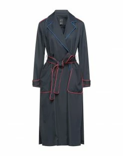 ARMANI EXCHANGE Double Breasted Pea Coat For Women Dark Blue