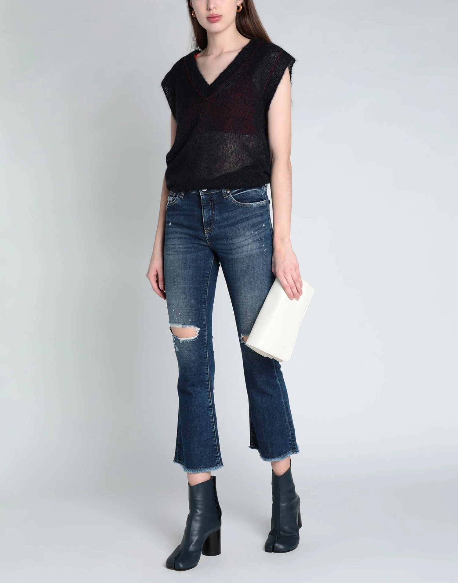 ARMANI EXCHANGE Denim Pants For Women Blue - Image 2