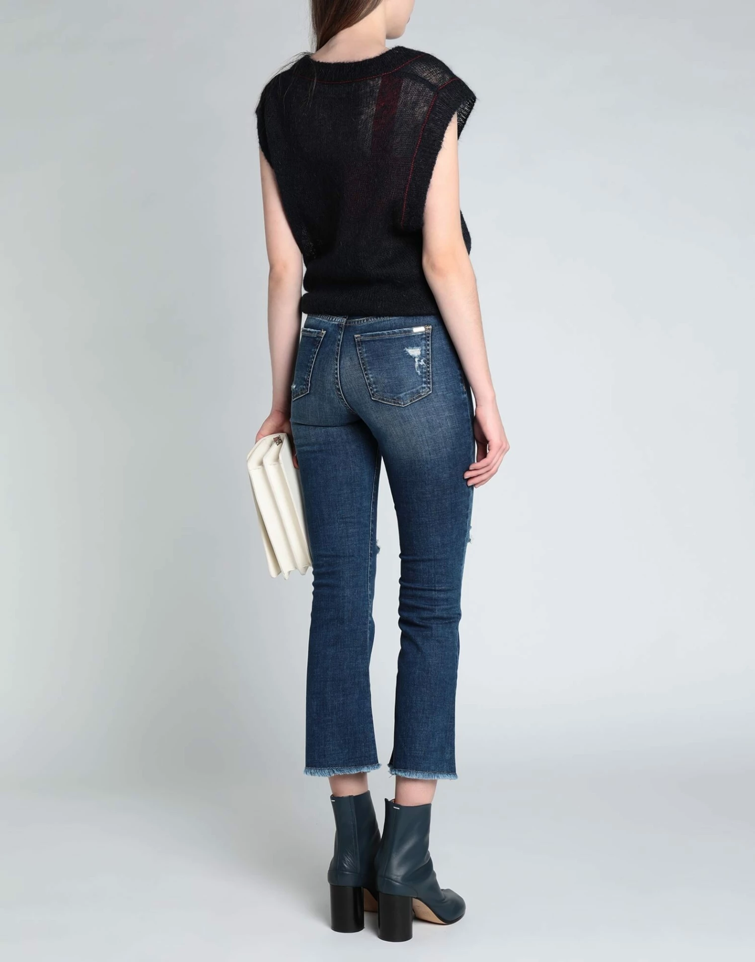 ARMANI EXCHANGE Denim Pants For Women Blue - Image 3