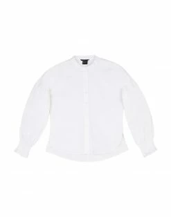 ARMANI EXCHANGE Solid Color Shirts & Blouses For Women White