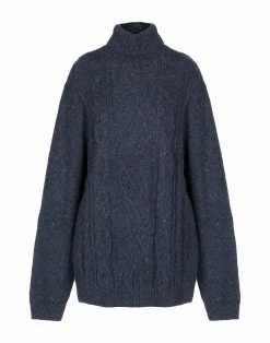 ARMANI EXCHANGE Turtleneck For Women Dark Blue