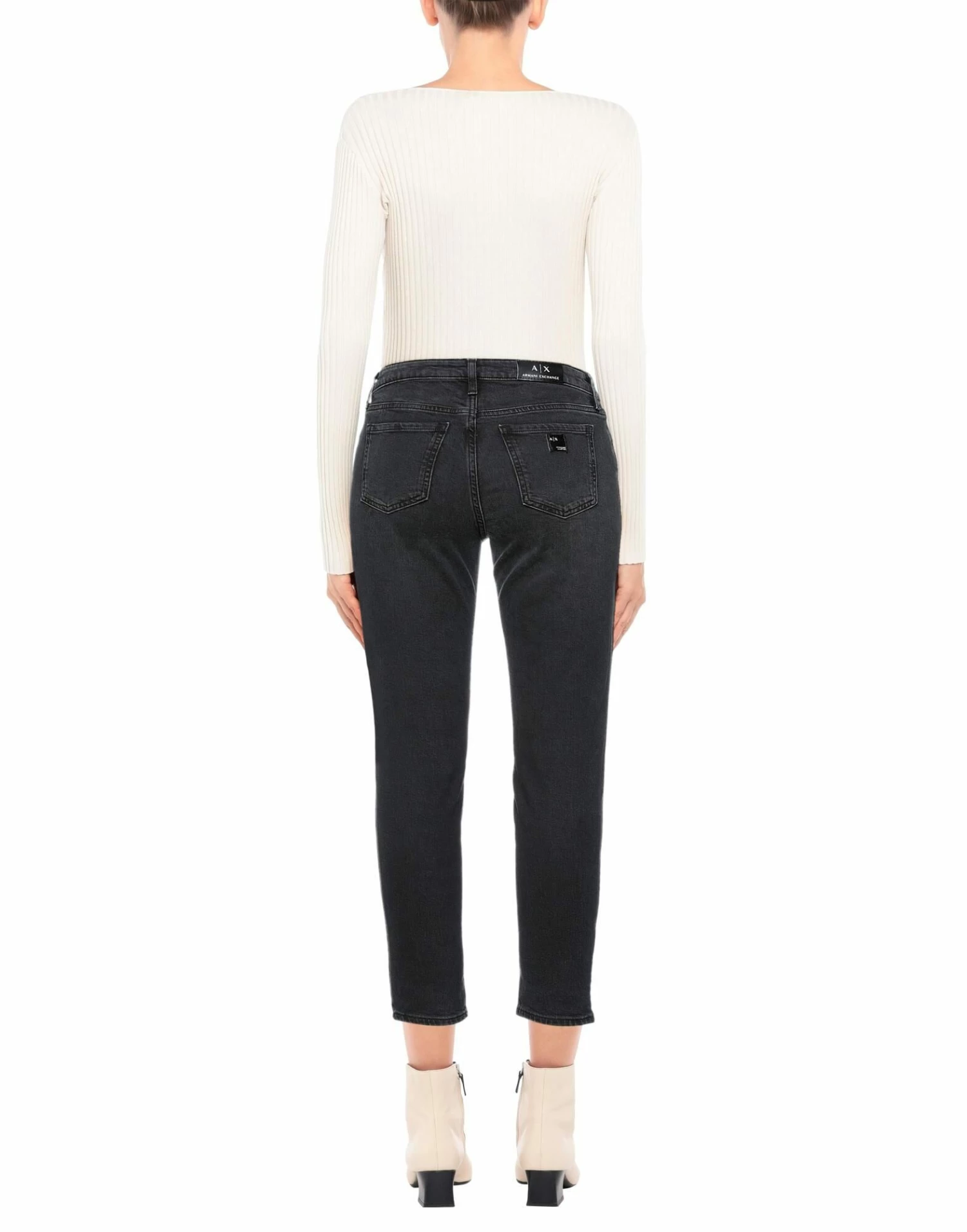 ARMANI EXCHANGE Denim Pants For Women Steel Grey - Image 3