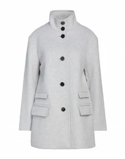 ARMANI EXCHANGE Coat For Women Light Grey