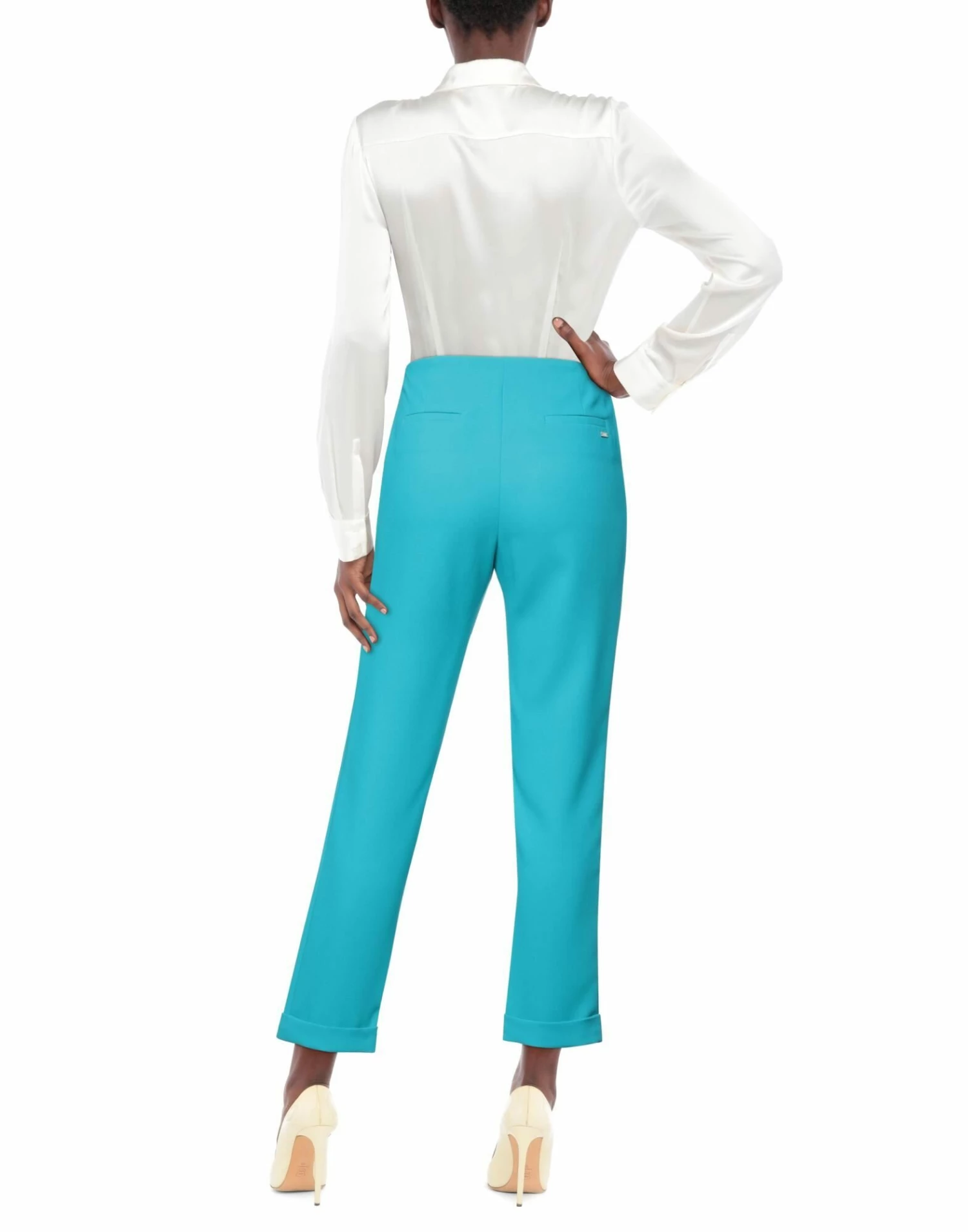 ARMANI EXCHANGE Casual Pants For Women Turquoise - Image 3