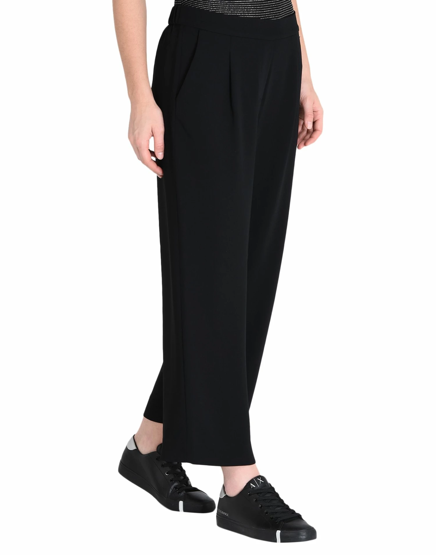 ARMANI EXCHANGE Casual Pants For Women Black - Image 2