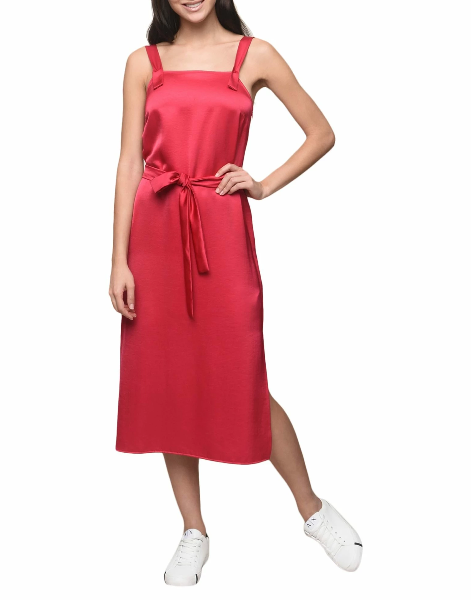 ARMANI EXCHANGE Midi Dress For Women Fuchsia - Image 4