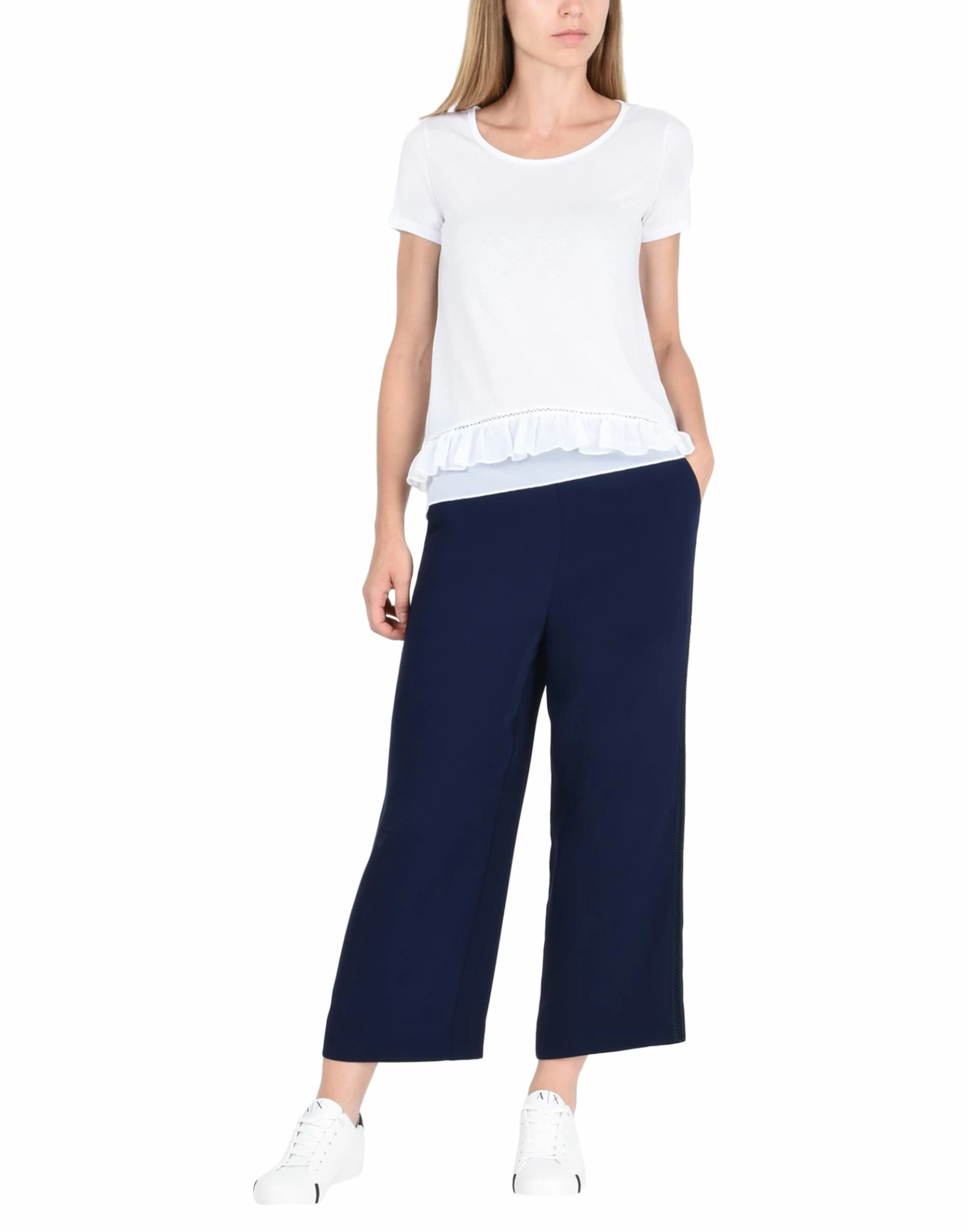 ARMANI EXCHANGE Casual Pants For Women Dark Blue - Image 5