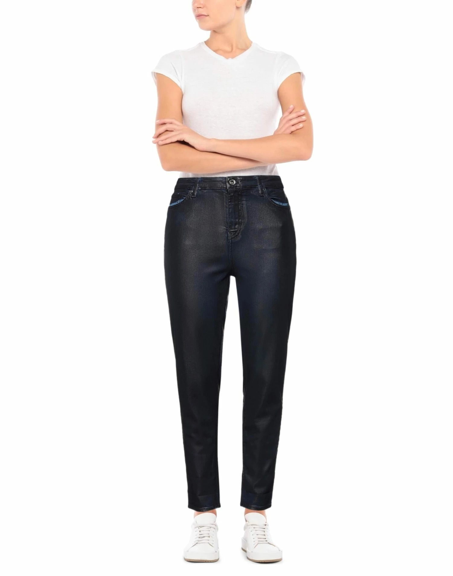 ARMANI EXCHANGE Denim Pants For Women Blue - Image 2