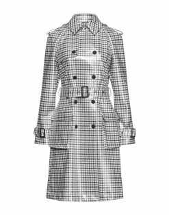 ARMANI EXCHANGE Double Breasted Pea Coat For Women Grey