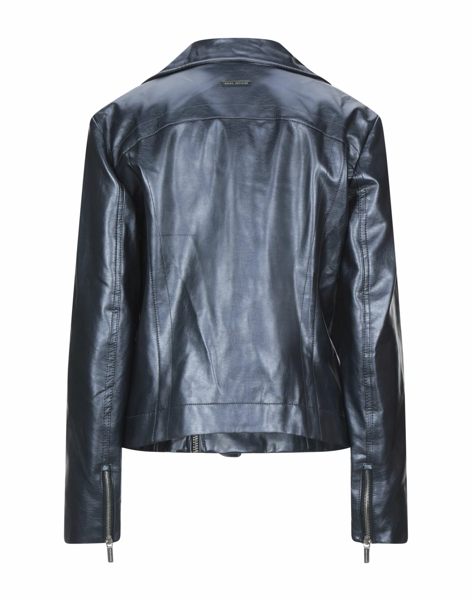 ARMANI EXCHANGE Biker Jacket For Women Slate Blue - Image 2