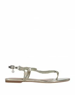 ARMANI EXCHANGE Flip Flops For Women Gold