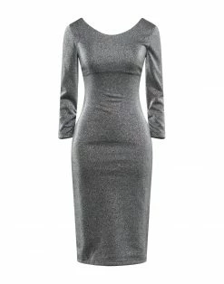 ARMANI EXCHANGE Midi Dress For Women Grey